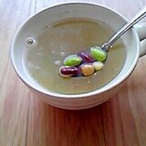 簡単☆豆とコーンの彩りスープ